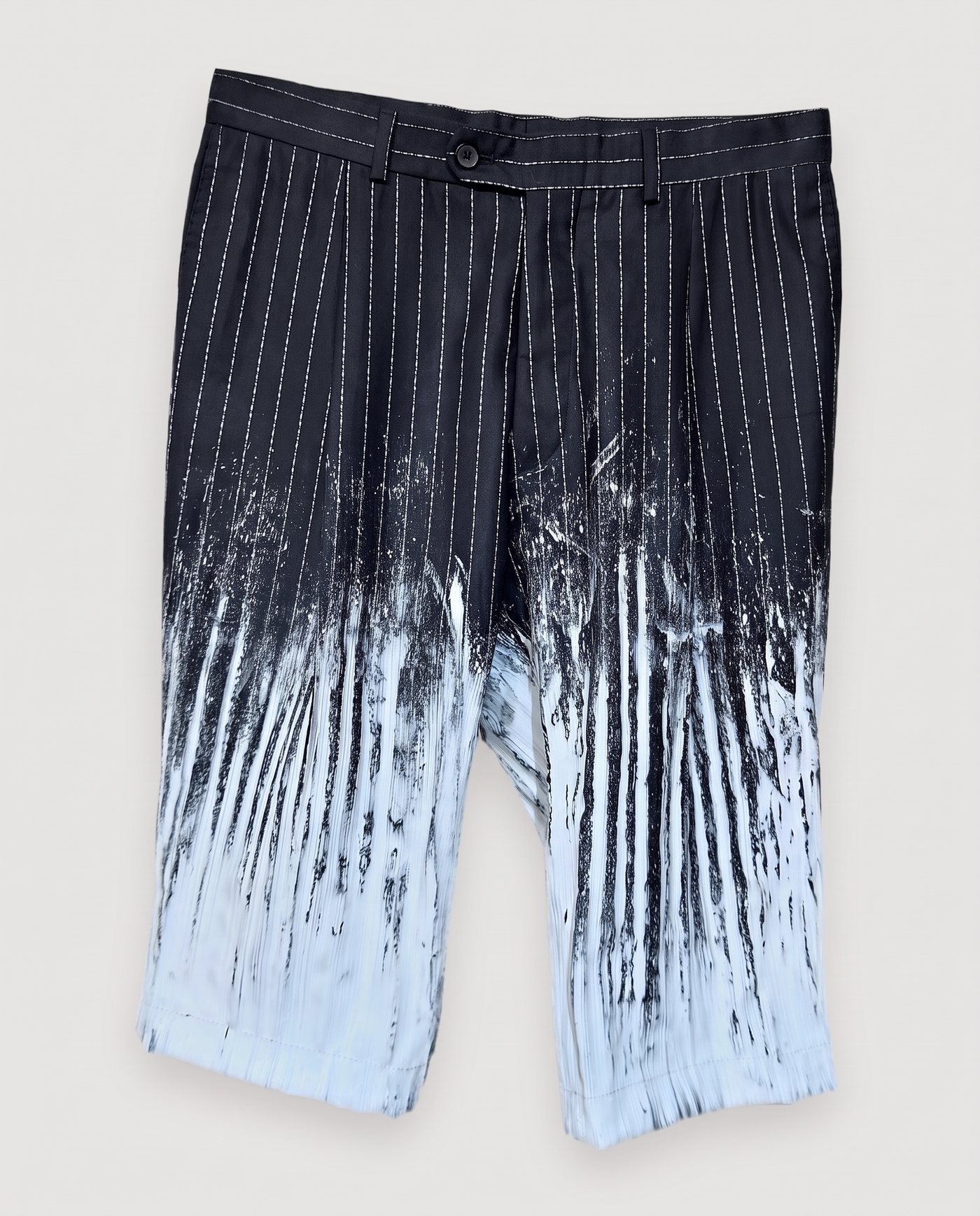 NITRO · Pin stripe marino con blanco
