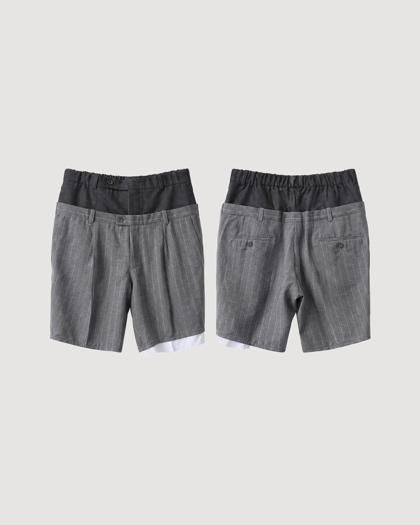 TANDEM · Gris pin stripe